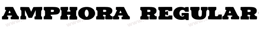 Amphora Regular字体转换